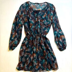 Alice & Trixie, XS, Really cool Multicolor Pattern lightweight fully lined Dress